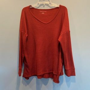 Waffle long sleeve tee